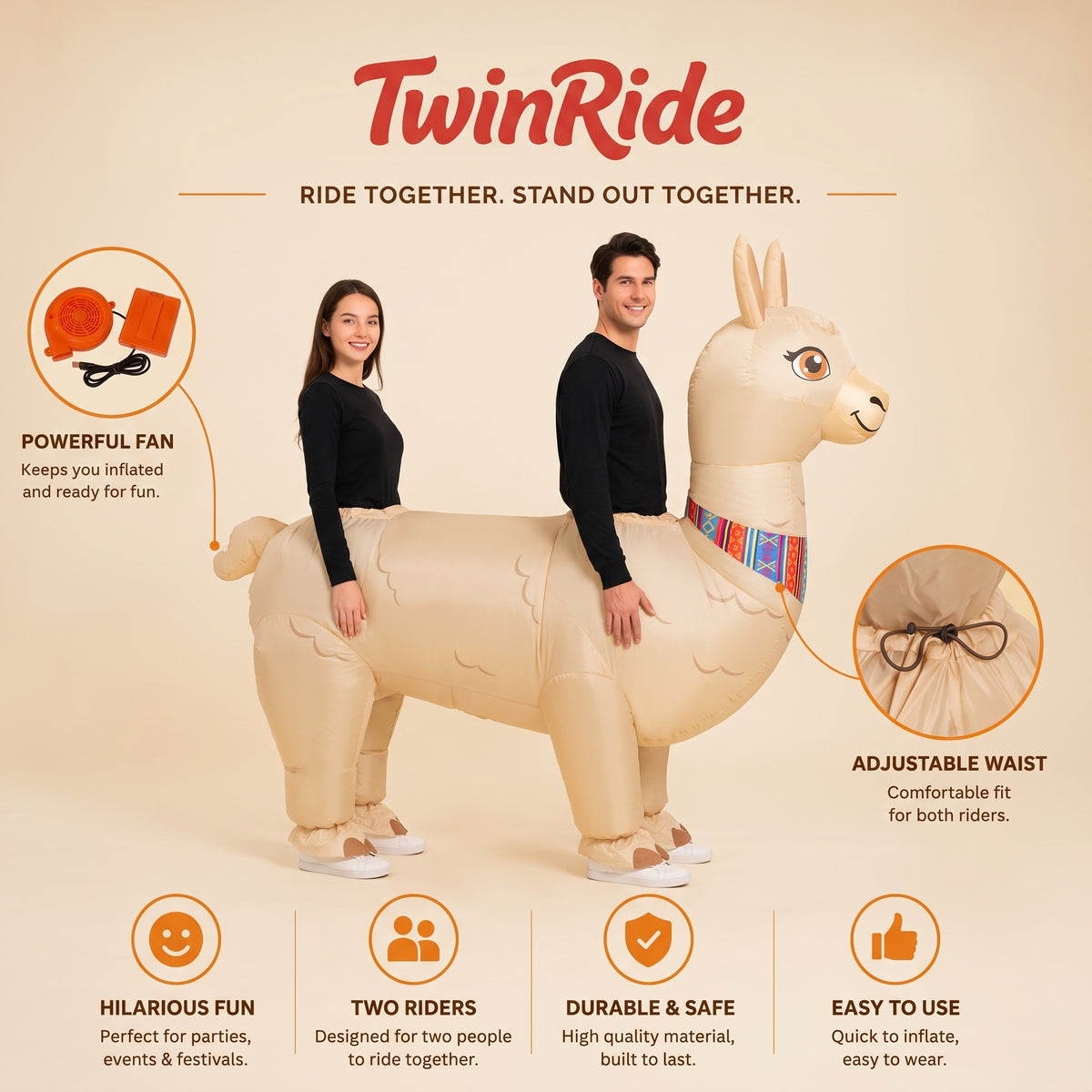 Inflatable Llama Costume